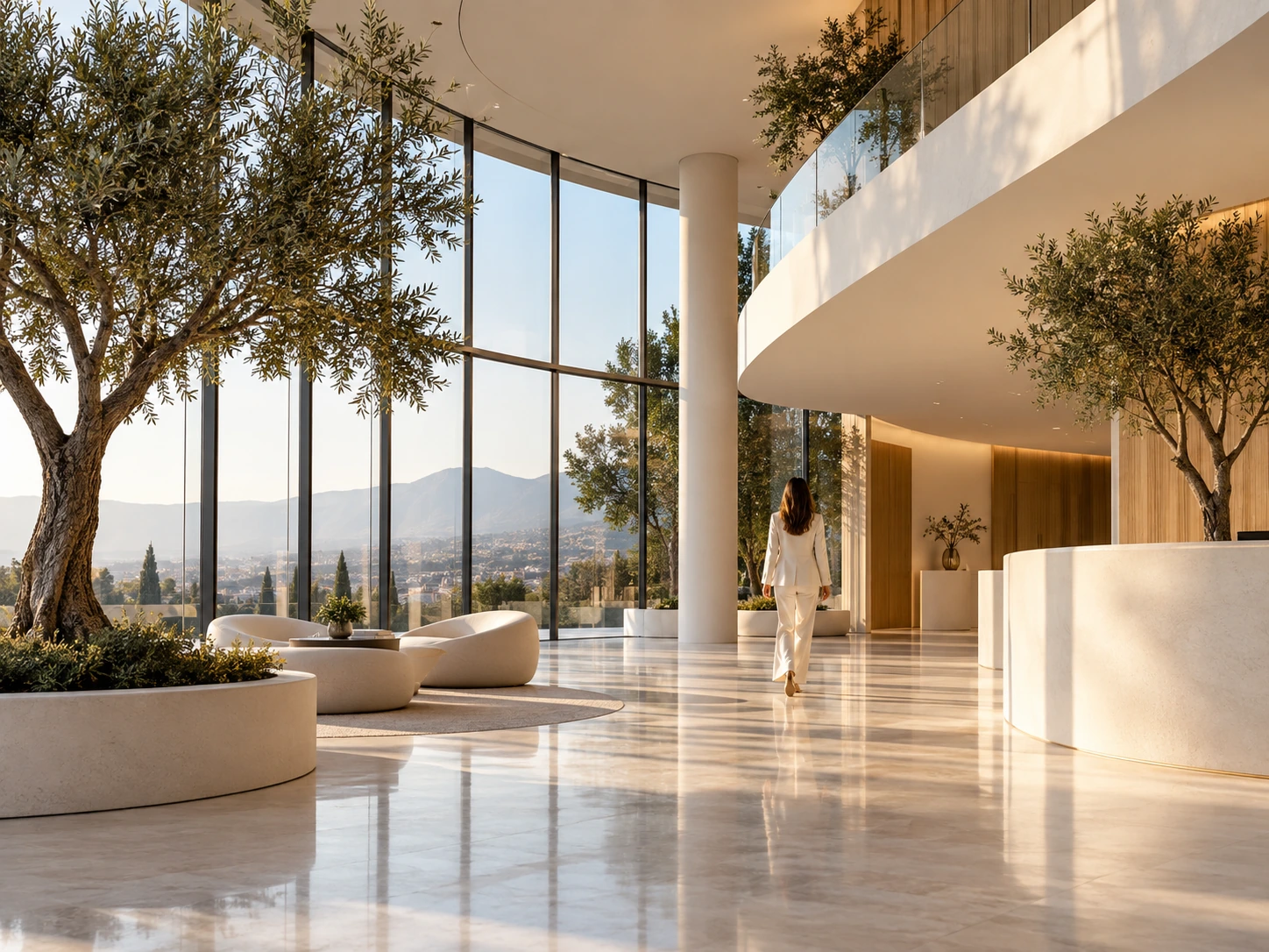 Arquitectura contemporánea con luz natural y espacios preparados para integrar tecnología